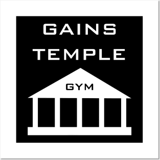 The temple of iron gains temple t shirt Posters and Art